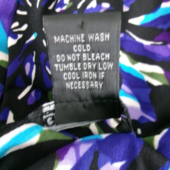 Racerback Stretch Jersey Maxi Dress Bold Print Turquoise Purple Black Olive 6 - Picture 14 of 14